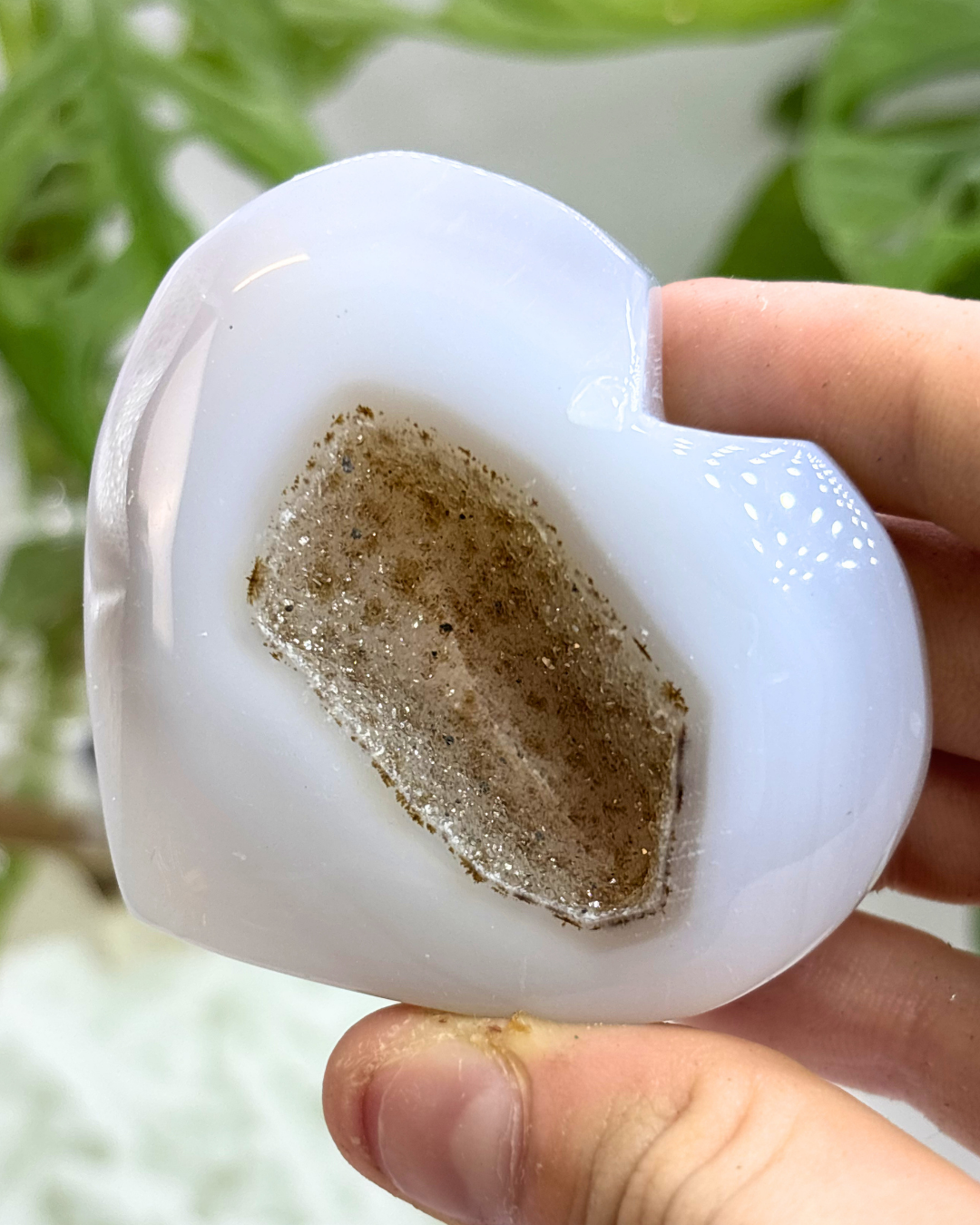 Druzy Agate Heart 2