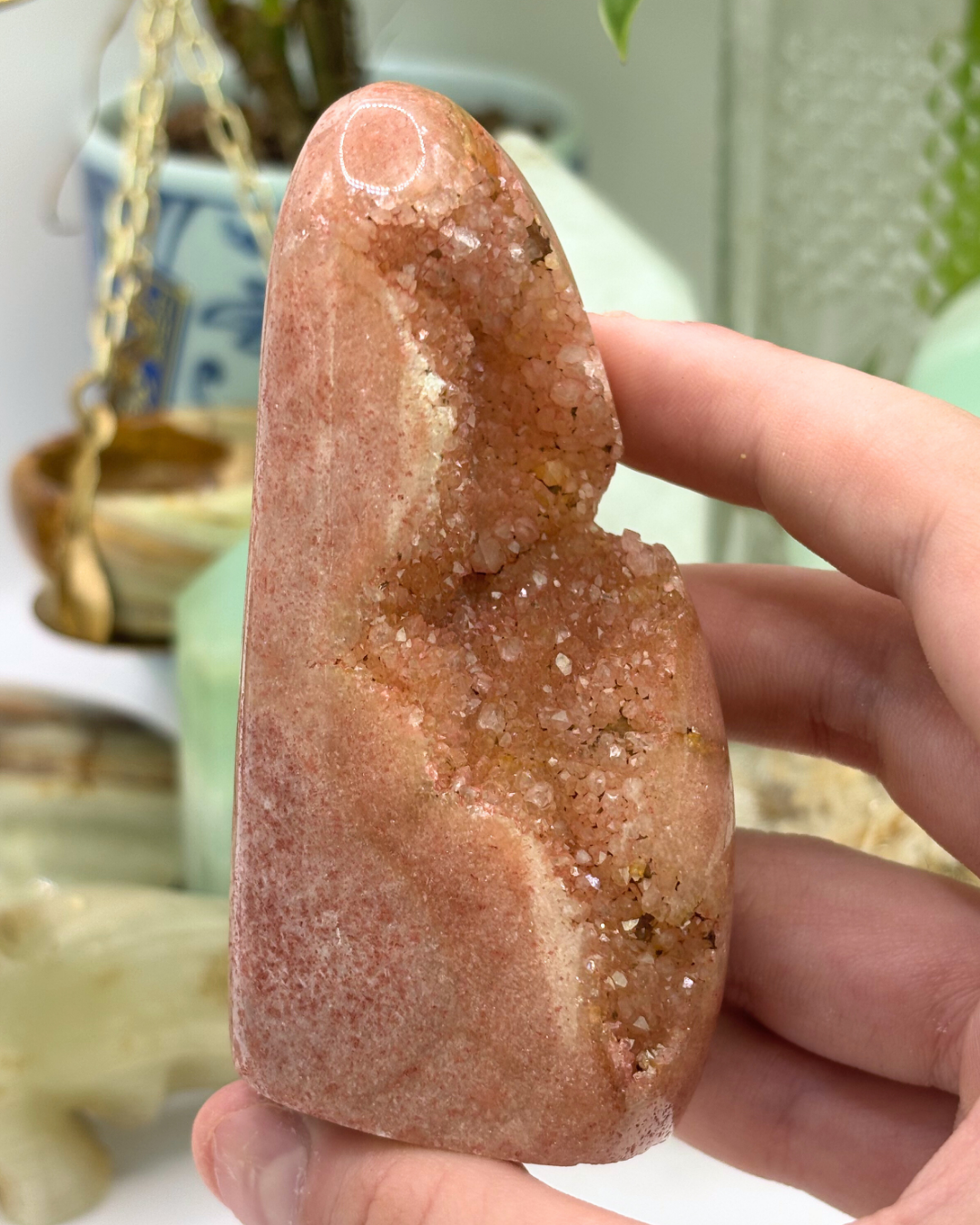 Druzy Pink Amethyst Freeform