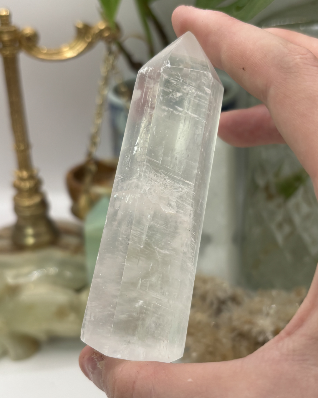 Clear Quartz Tower 4