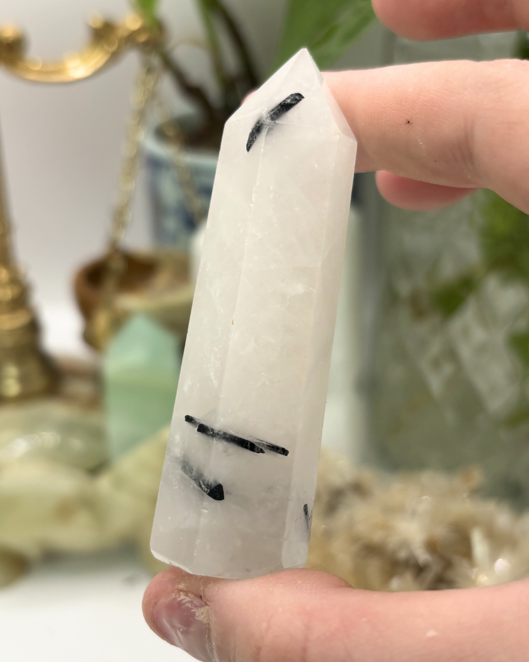 Tourmalated Quartz Tower