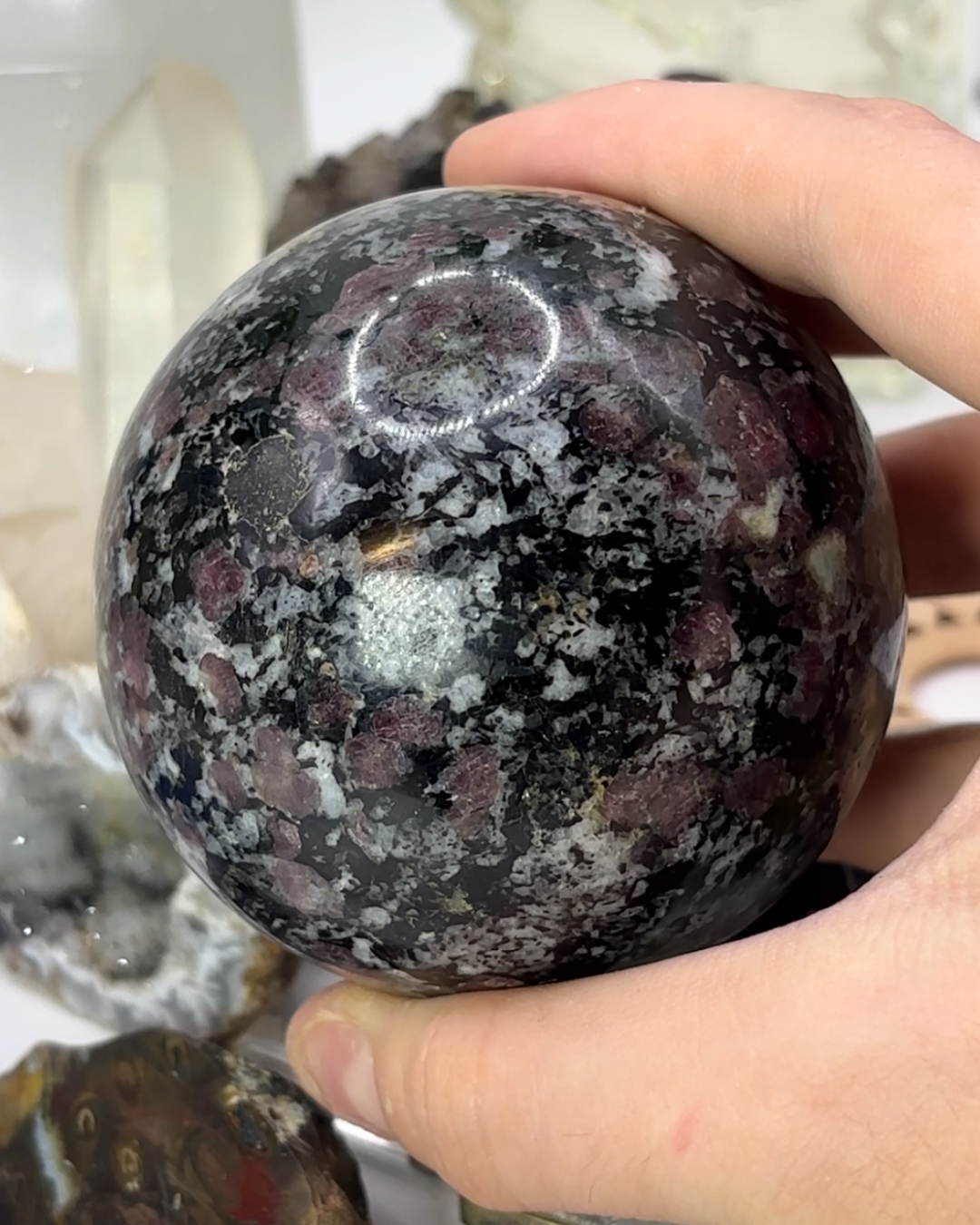 XL Ruby in Spinel Sphere