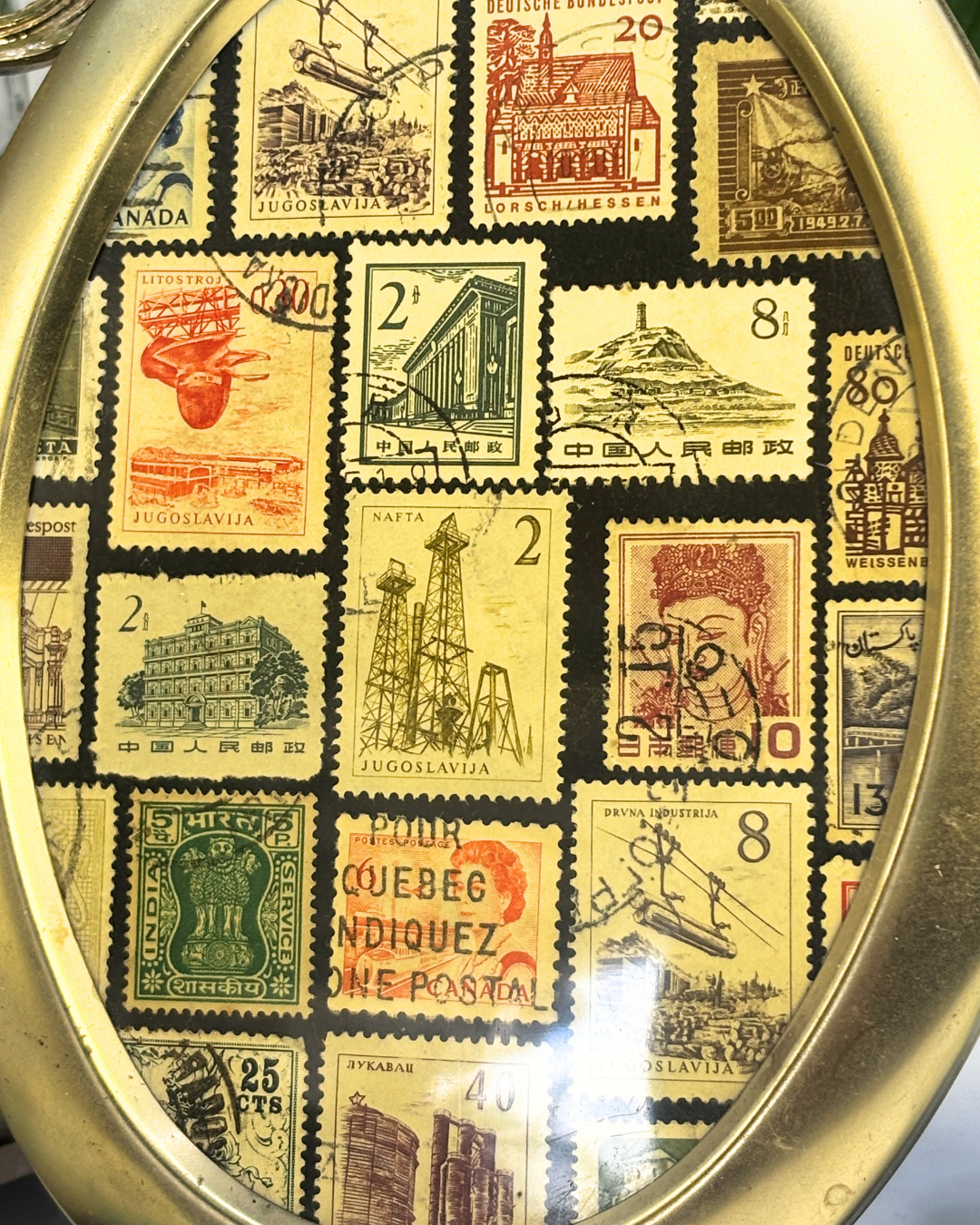 The Olden Days Vintage Stamp Frame