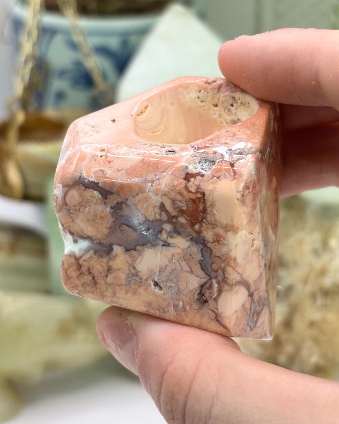 Flower Agate Freeform