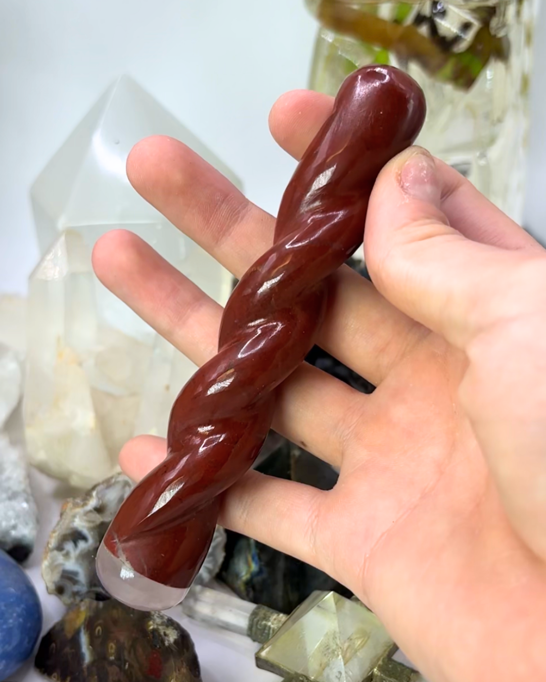 Red Jasper Wand