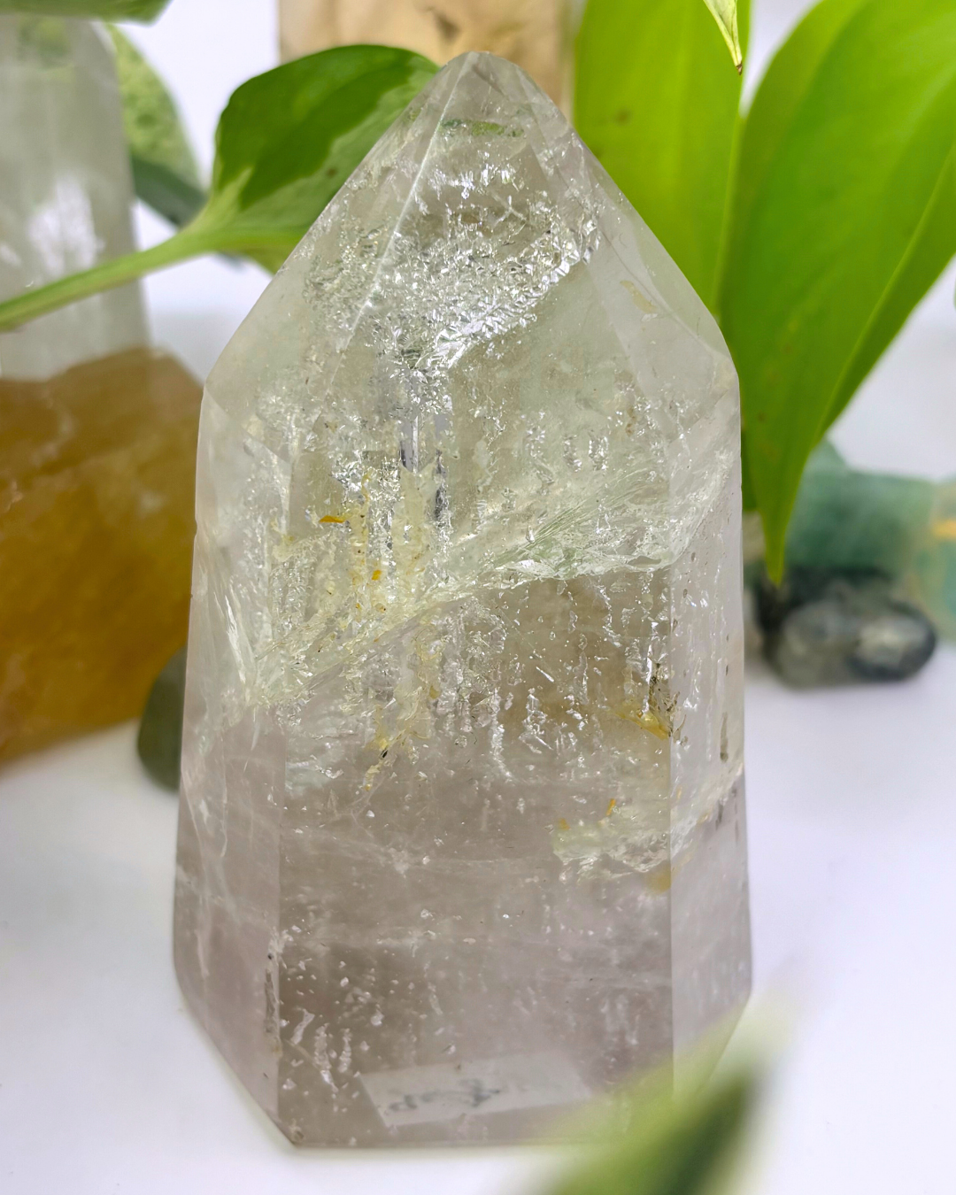 Large Clear Quartz Tower