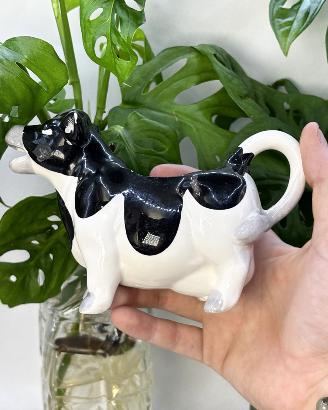 Vintage Cow Milk Jug
