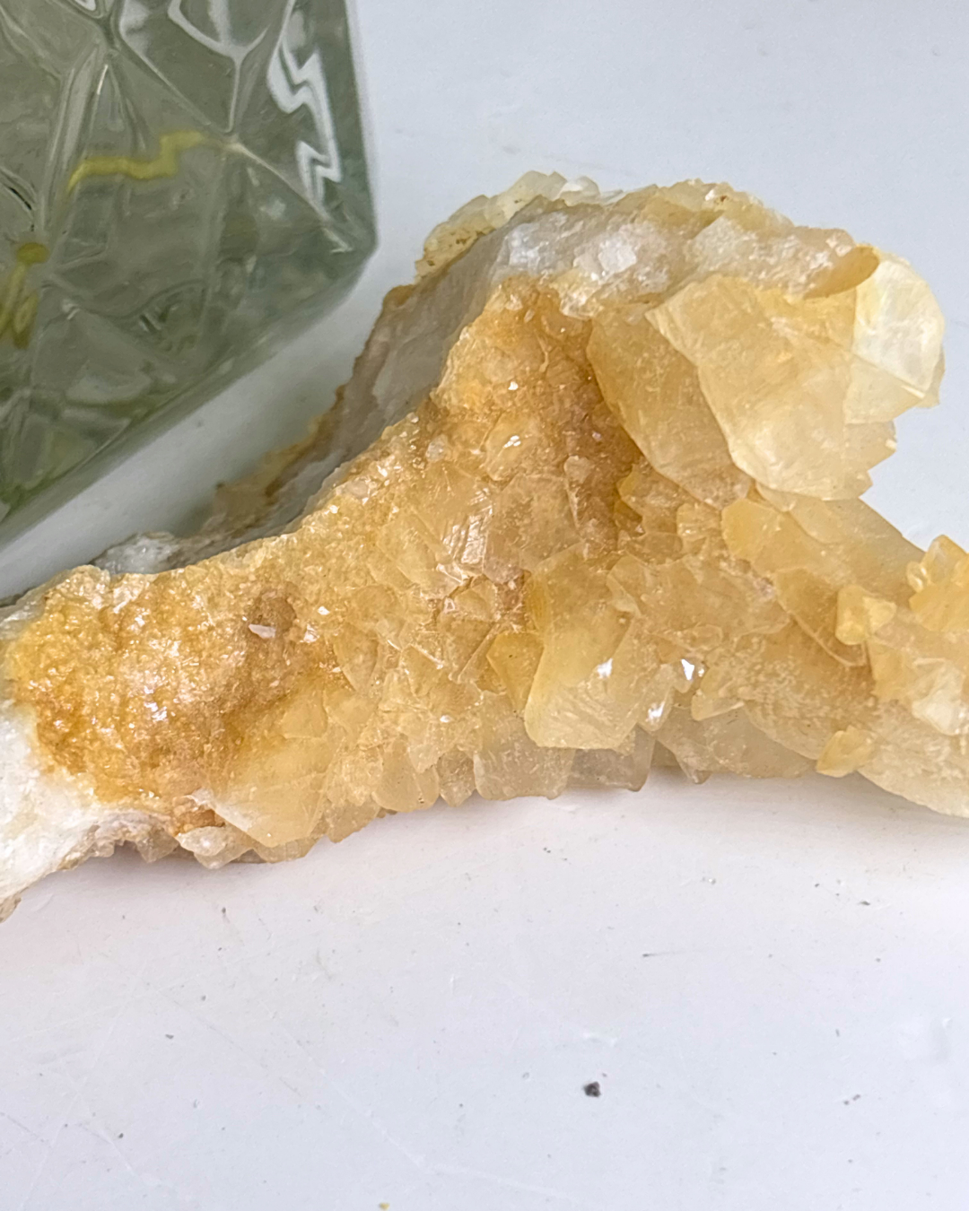 Natural Yellow Calcite Specimen