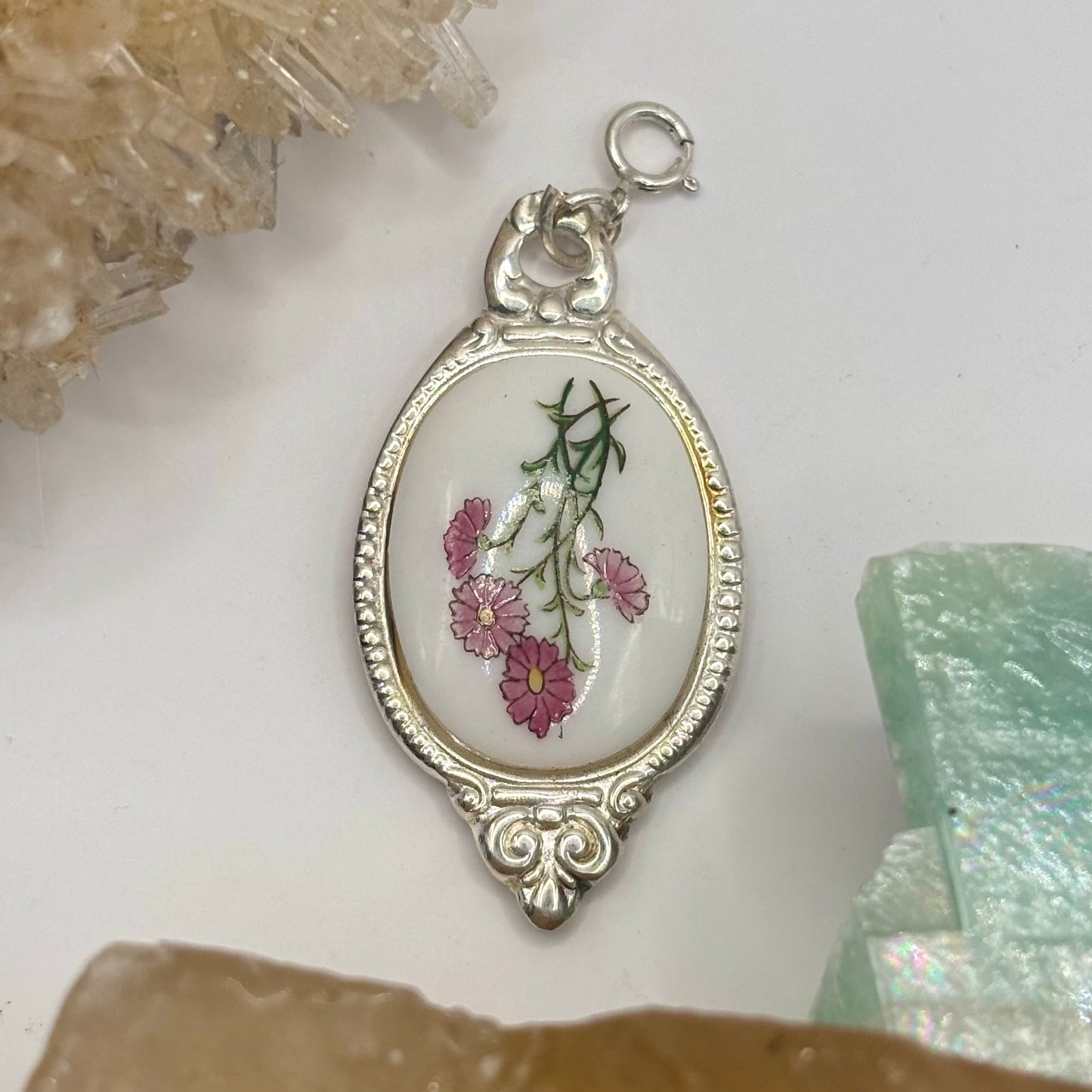 Pink Paper Flowers Floral Vintage Charm