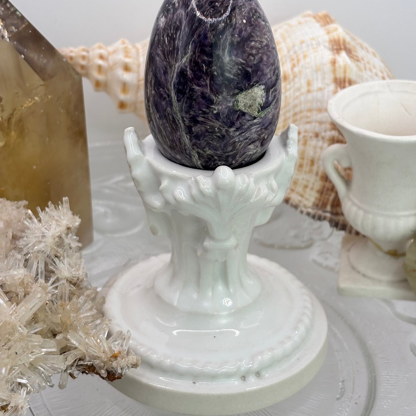 Vintage Porcelain Candlestick Holder