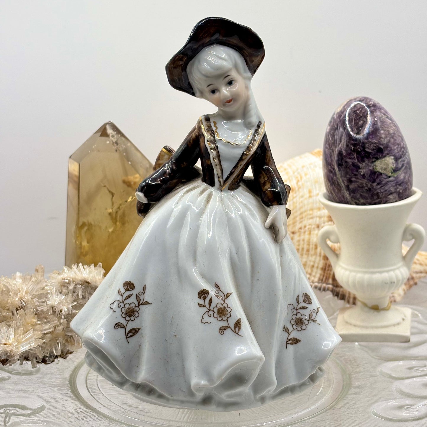 Porcelain Fancy Lady Figurine