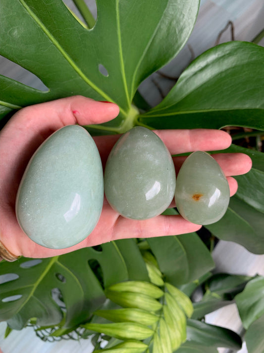 Green Aventurine Medium Egg