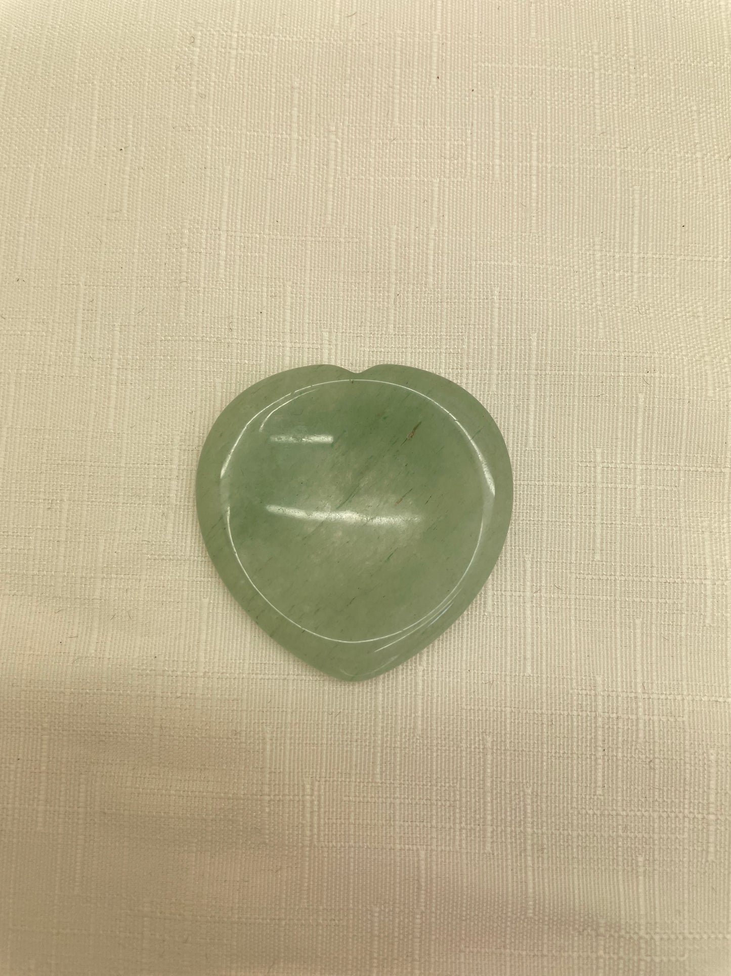 Green Aventurine Worry Heart Stone