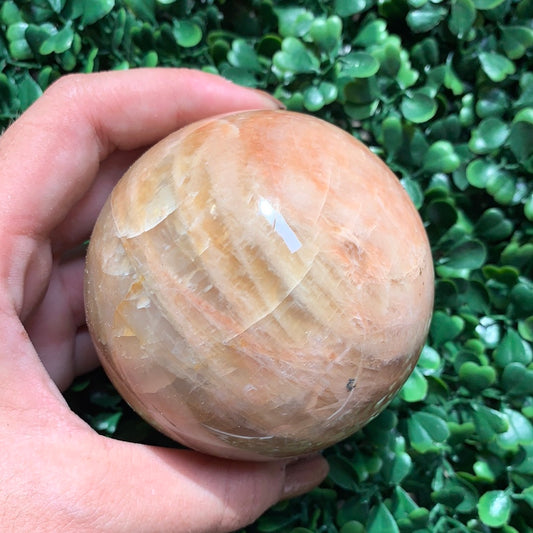Peach Moonstone Jumbo Sphere
