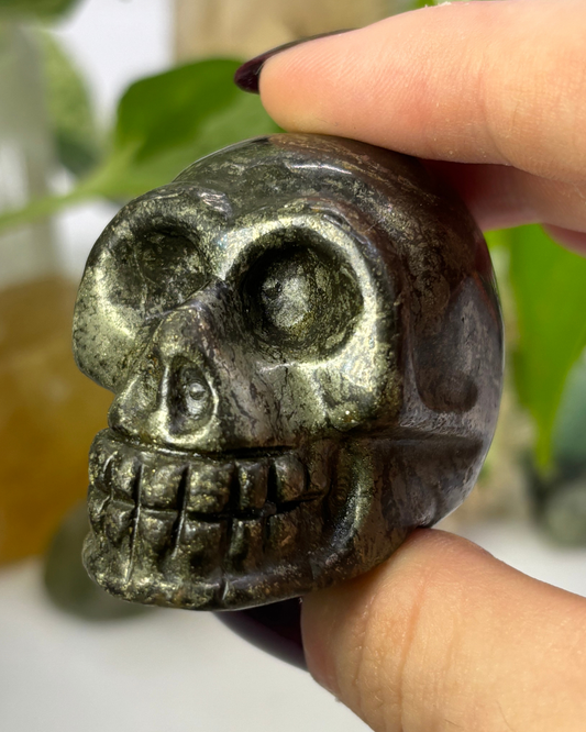 Pyrite Skull