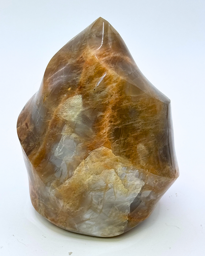 Flashy Peach Moonstone Flame