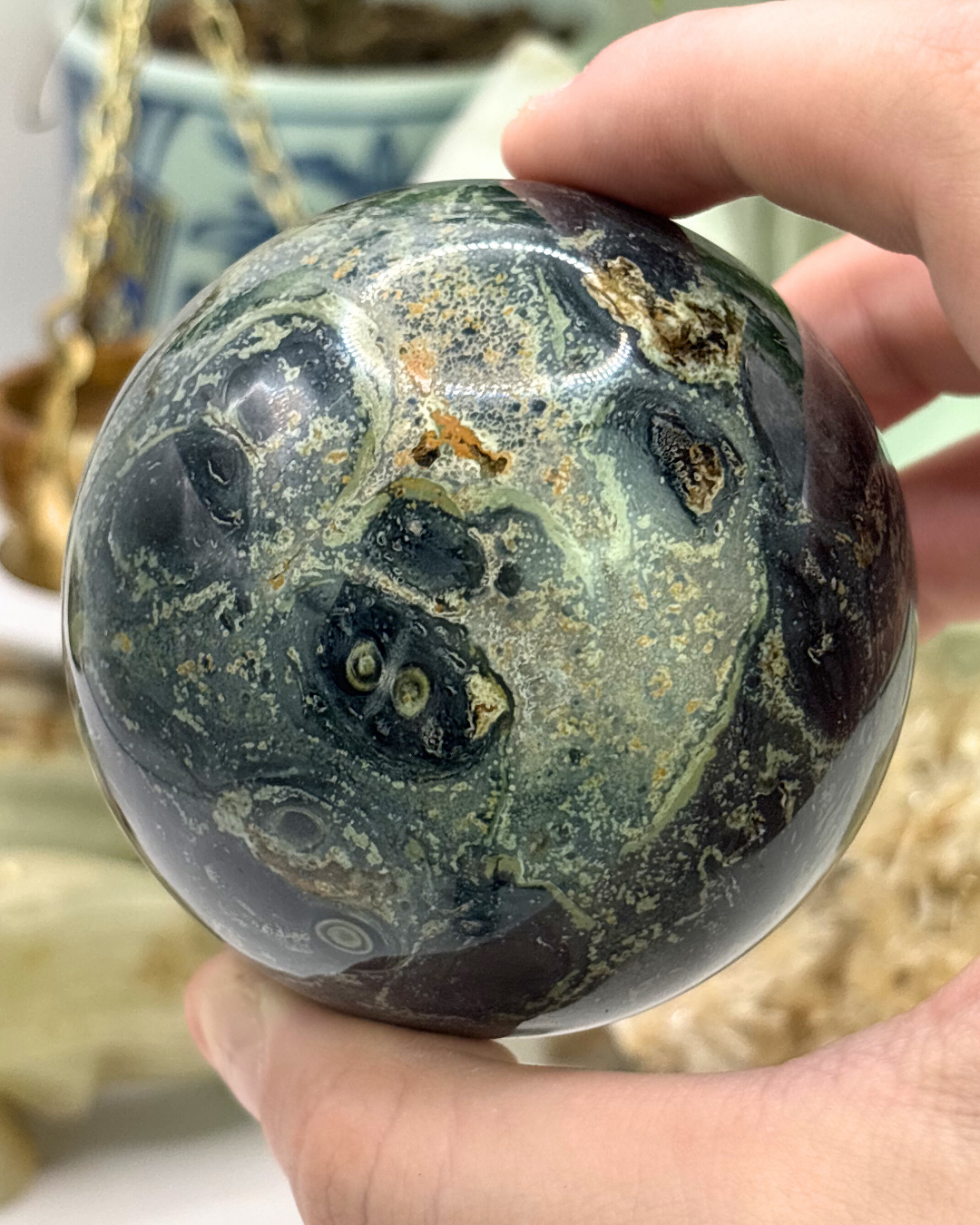 Kambaba Jasper Large Sphere