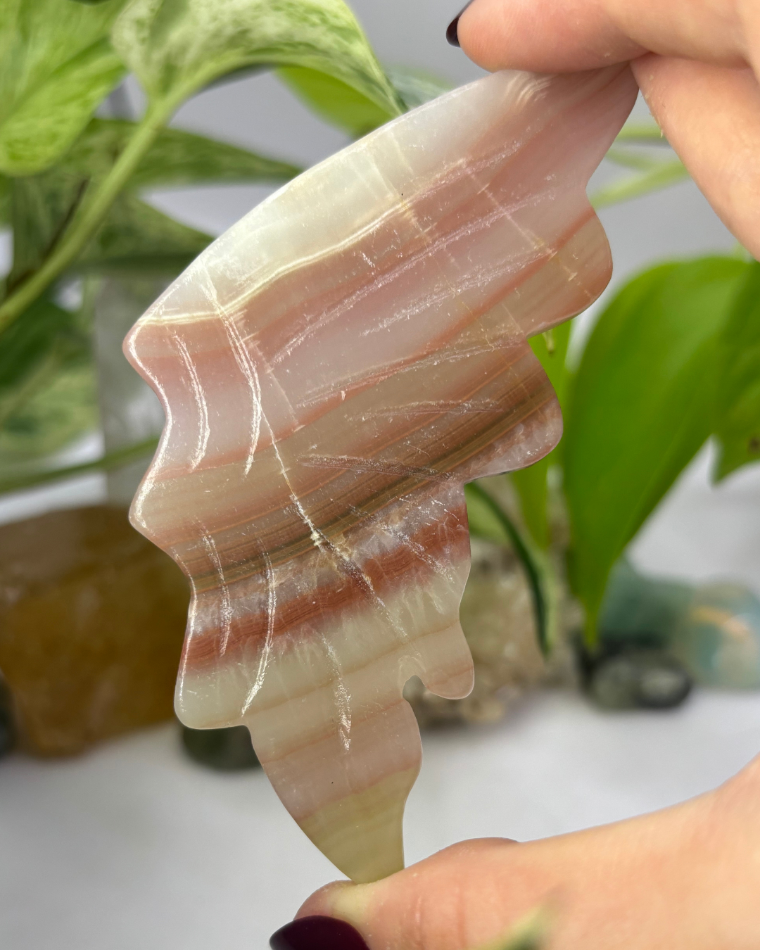 Pink Calcite Butterfly Wings