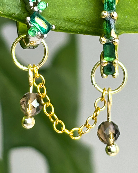 Smokey Quartz Aurora Chain