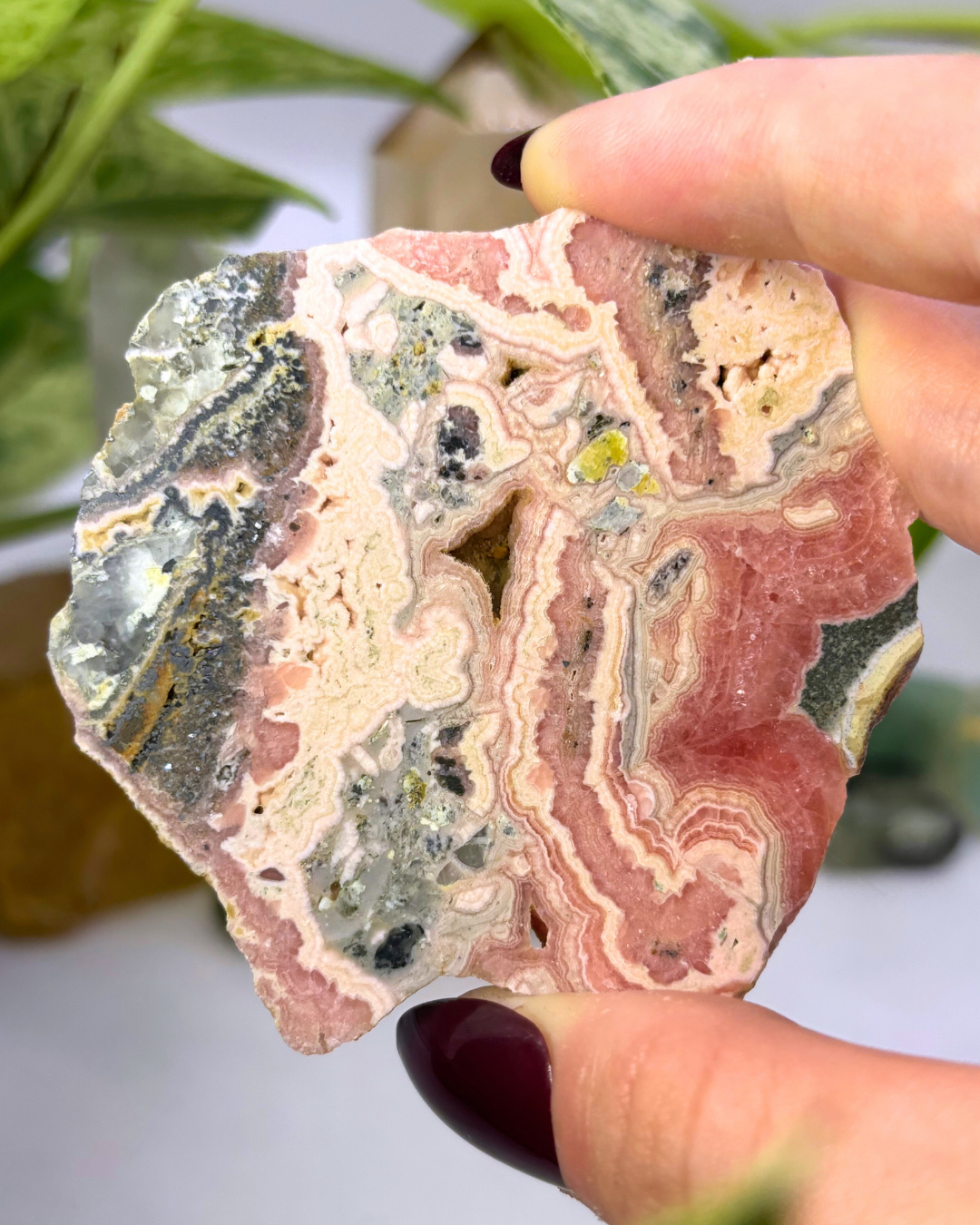 Rhodochrosite Slice 1