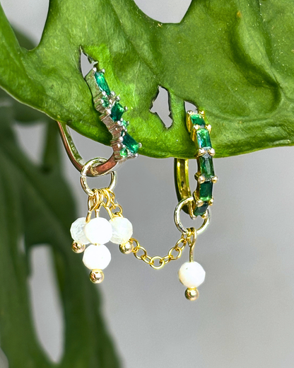 Moonstone Single Sparkle Aurora Chain