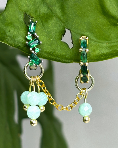 Amazonite Single Sparkle Aurora Chain