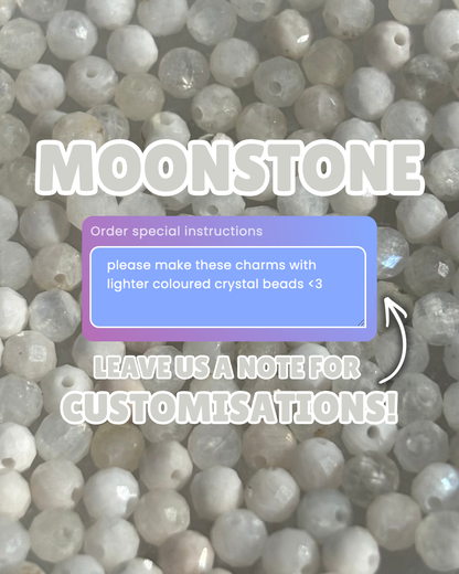 Moonstone Single Sparkle Aurora Chain