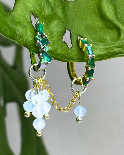 Aquamarine Double Sparkle Aurora Chain