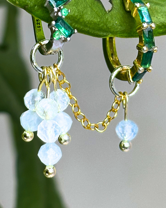 Aquamarine Double Sparkle Aurora Chain
