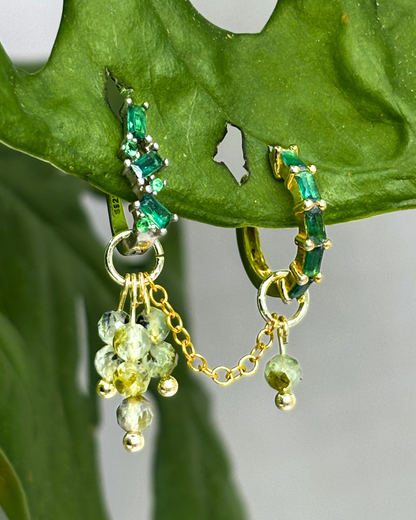Prehnite Double Sparkle Aurora Chain
