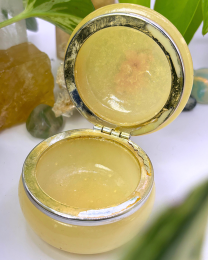 Vintage Alabaster Trinket Box