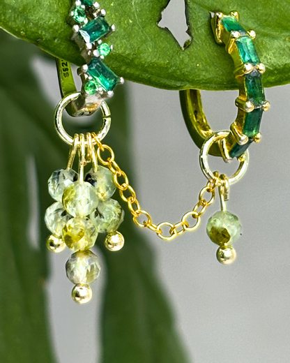 Prehnite Double Sparkle Aurora Chain