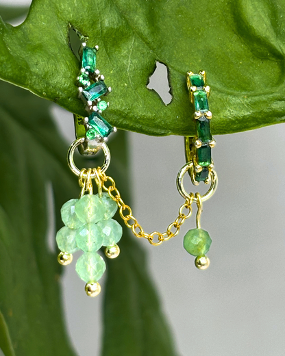 Green Aventurine Double Sparkle Aurora Chain