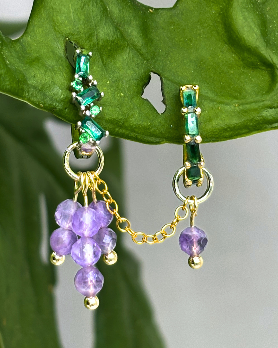 Amethyst Double Sparkle Aurora Chain