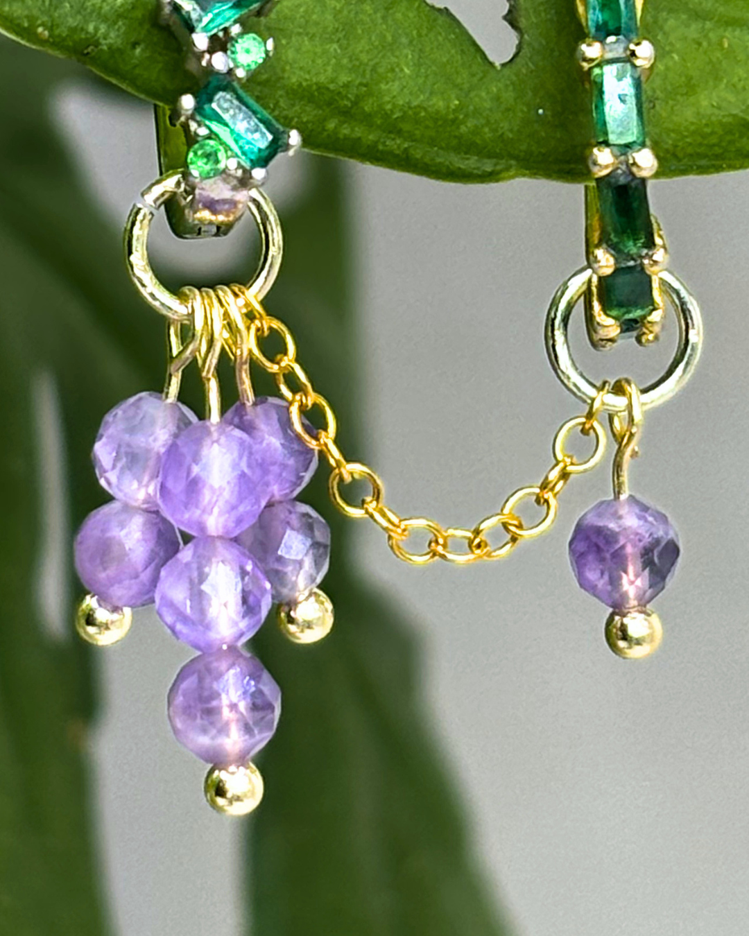 Amethyst Double Sparkle Aurora Chain