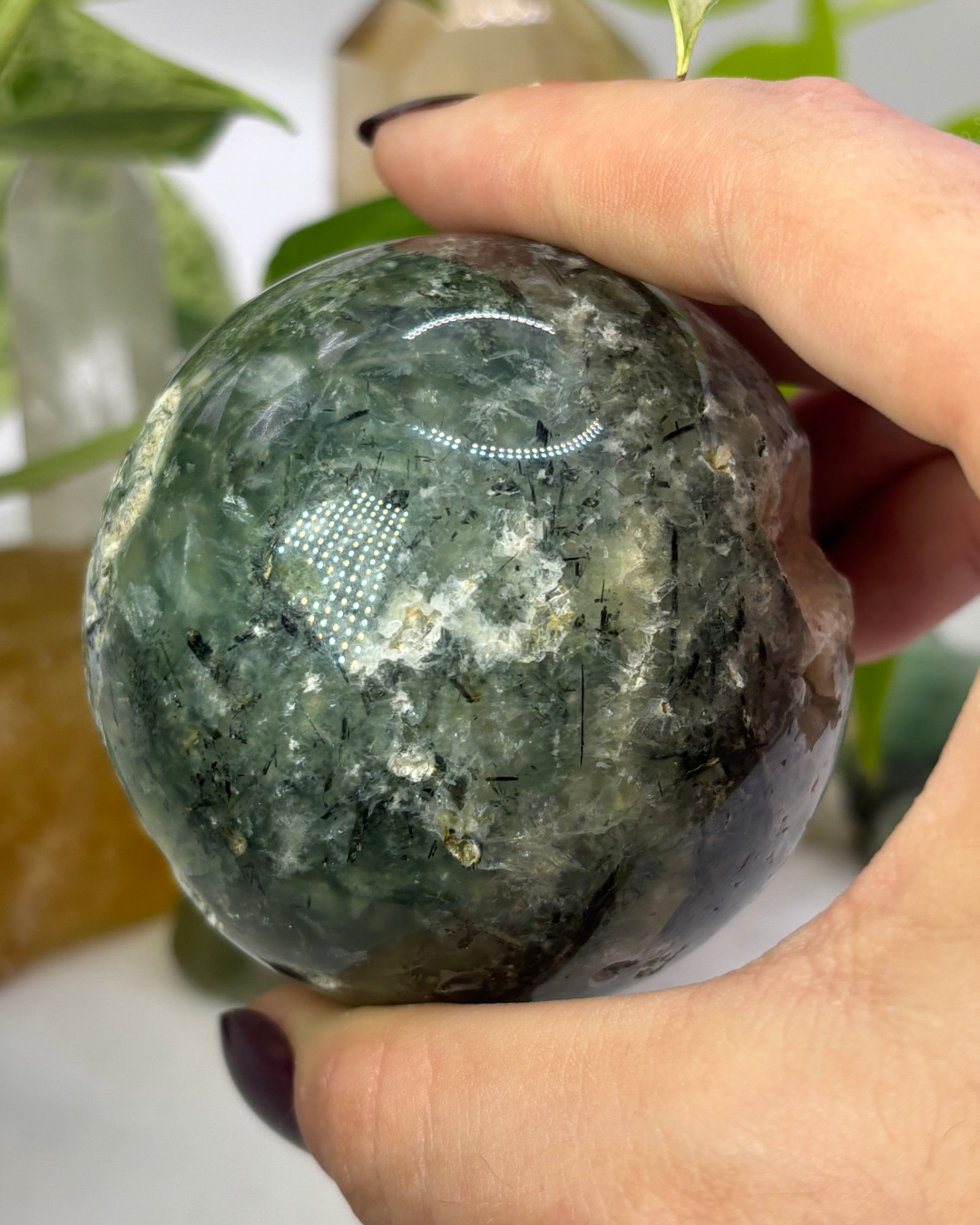 Prehnite Sphere