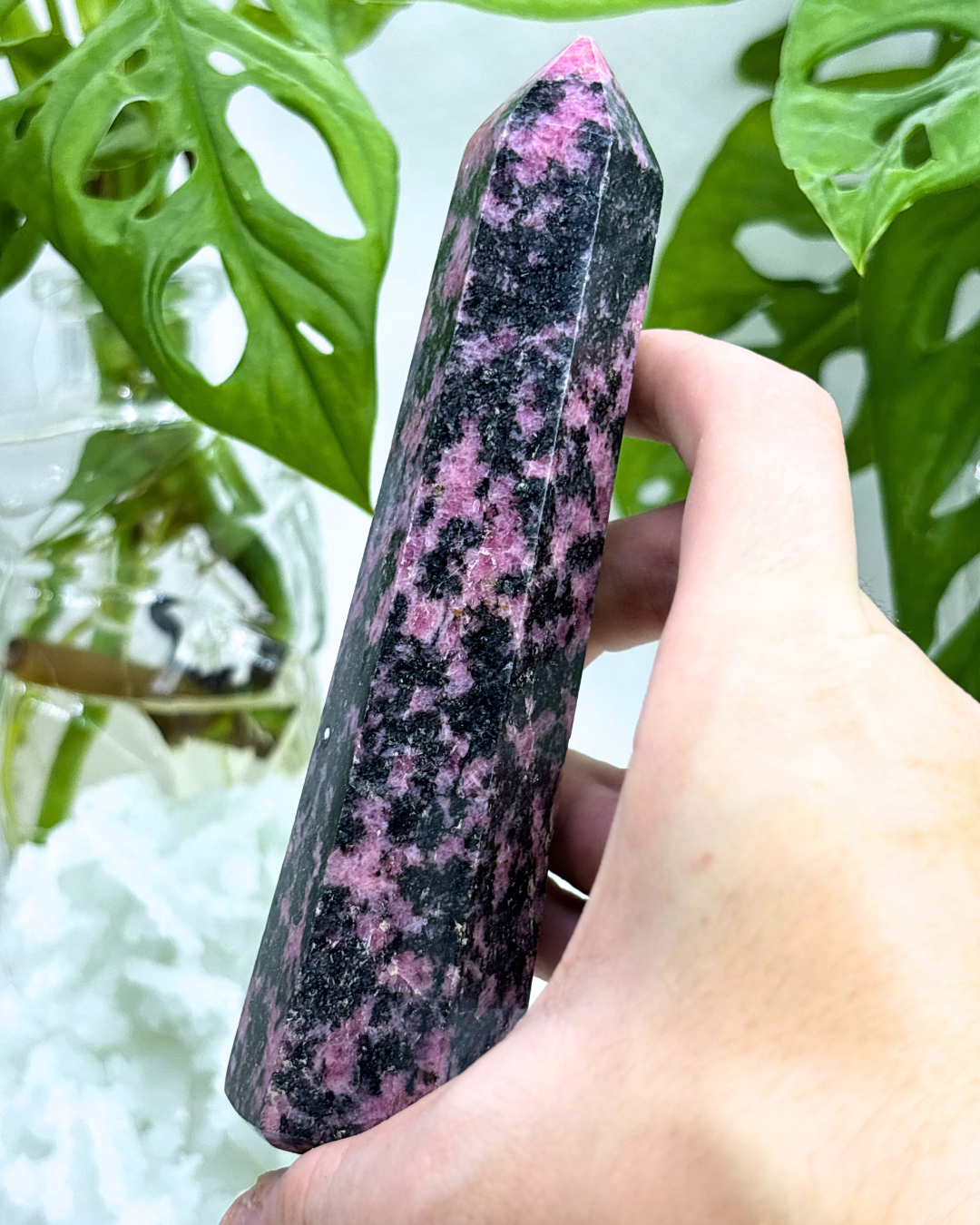 XL Rhodonite Tower 1
