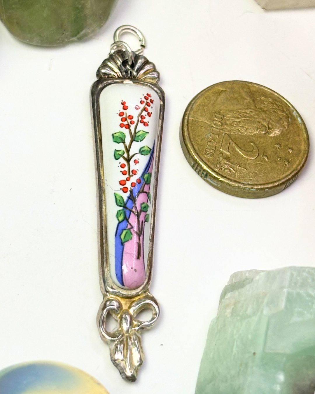 Cherry Blossom Bow Spoon Charm