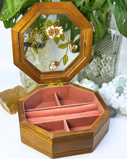 Stained Glass Jewelry Box