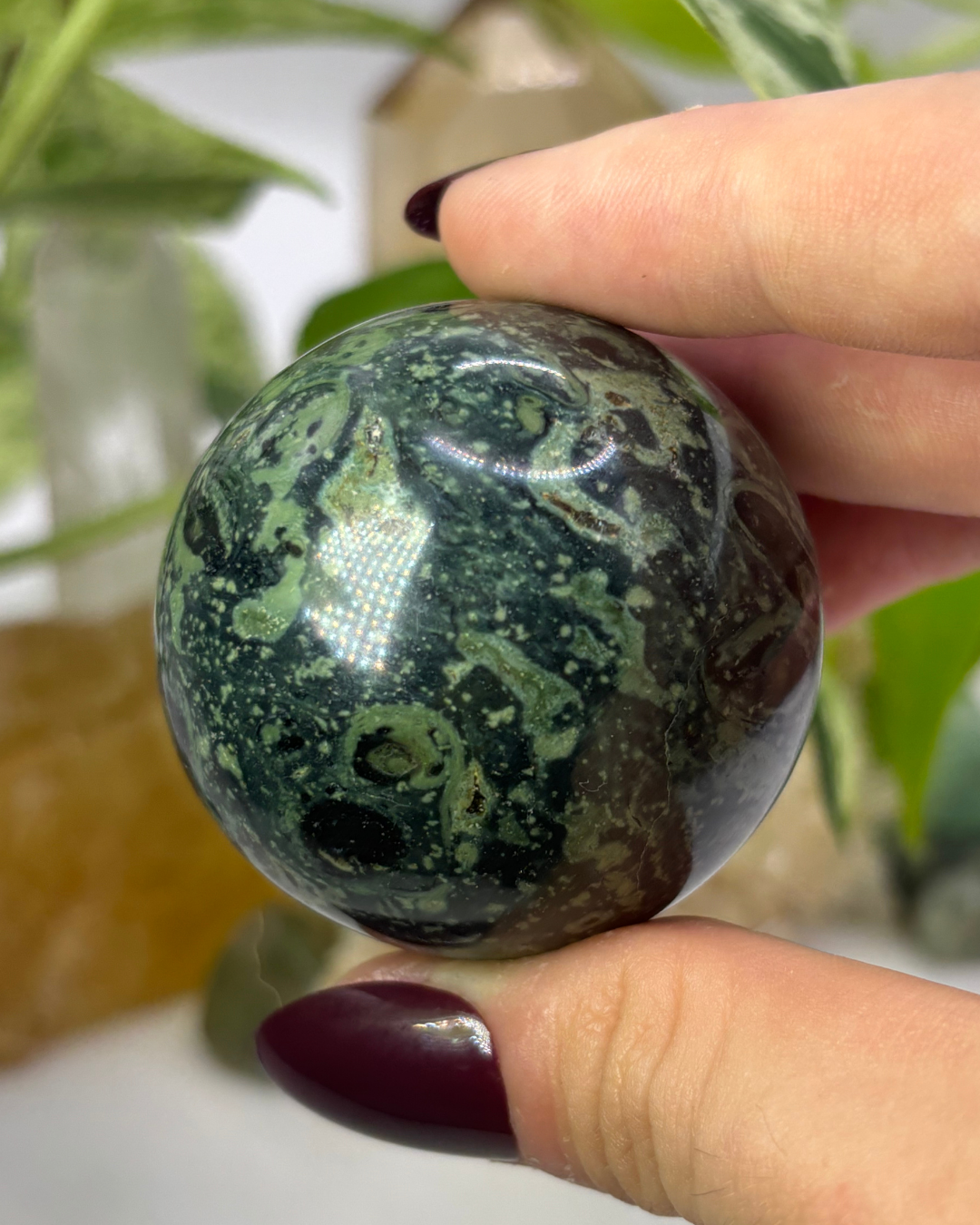 Kambaba Jasper Sphere