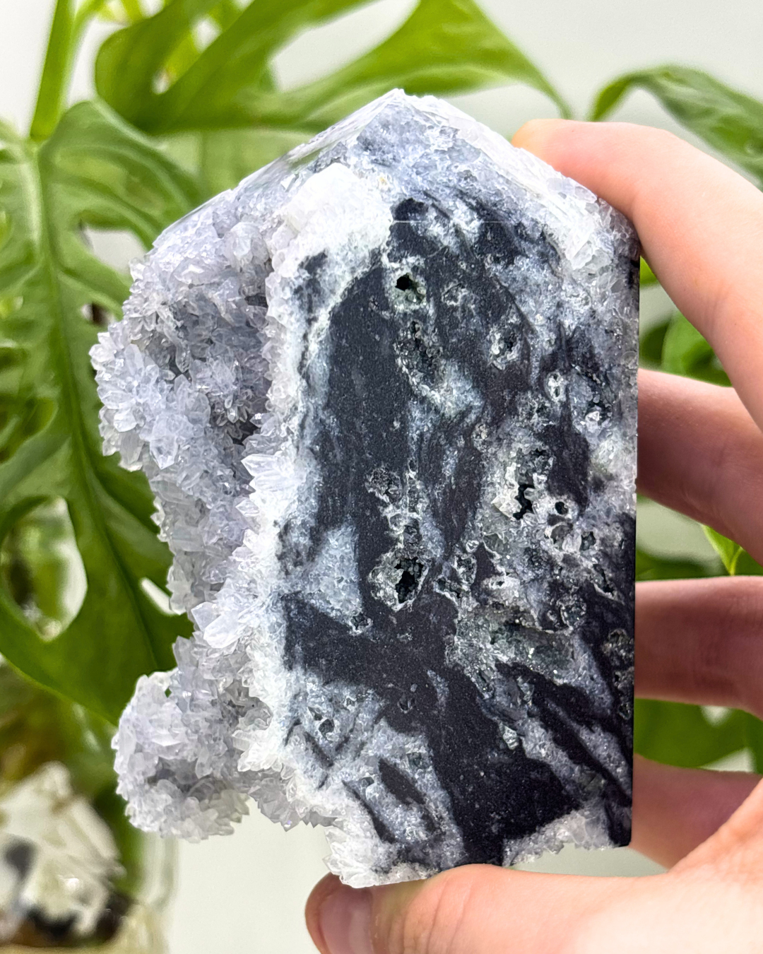 XL Druzy Sphalerite Tower