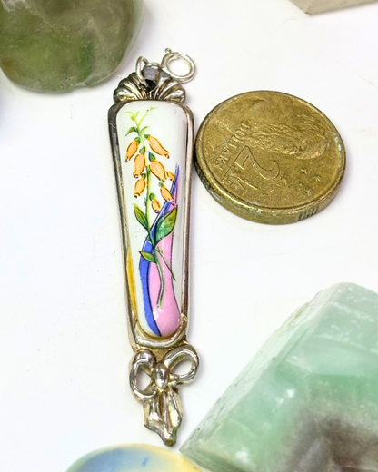 Yellow Bluebell Bow Spoon Charm