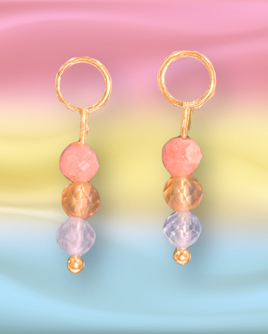 Pansexual Pride Earring Charm