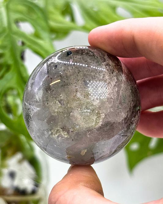 Garden Quartz Sphere with Stand 1
