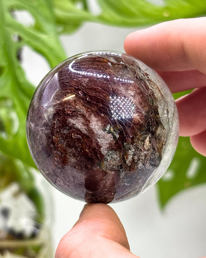 Garden Quartz Sphere with Stand 1