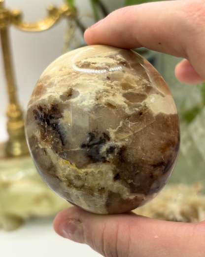 Chocolate Calcite Palmstone