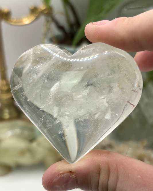 Clear Quartz Heart
