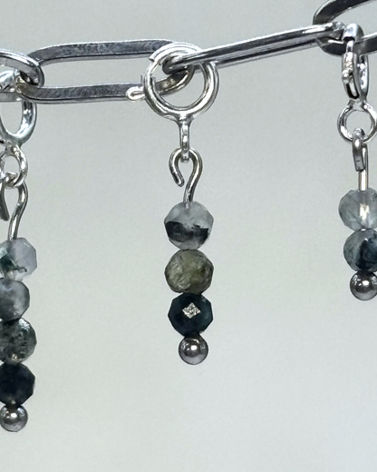 Prehnite Crystal Clips