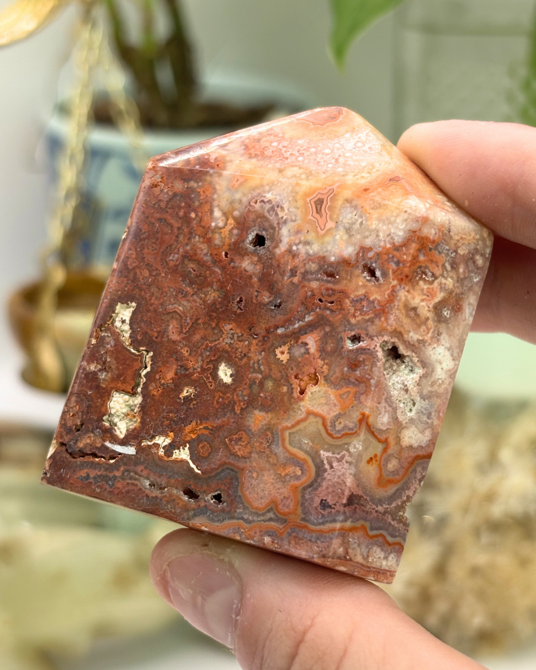 Druzy Pink Amethyst Tower