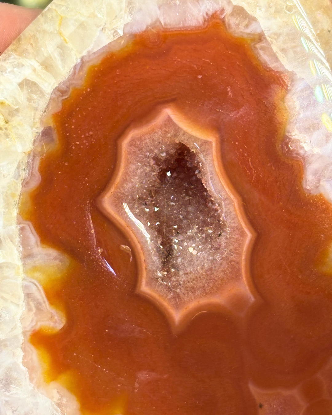 Large Druzy Carnelian Freeform