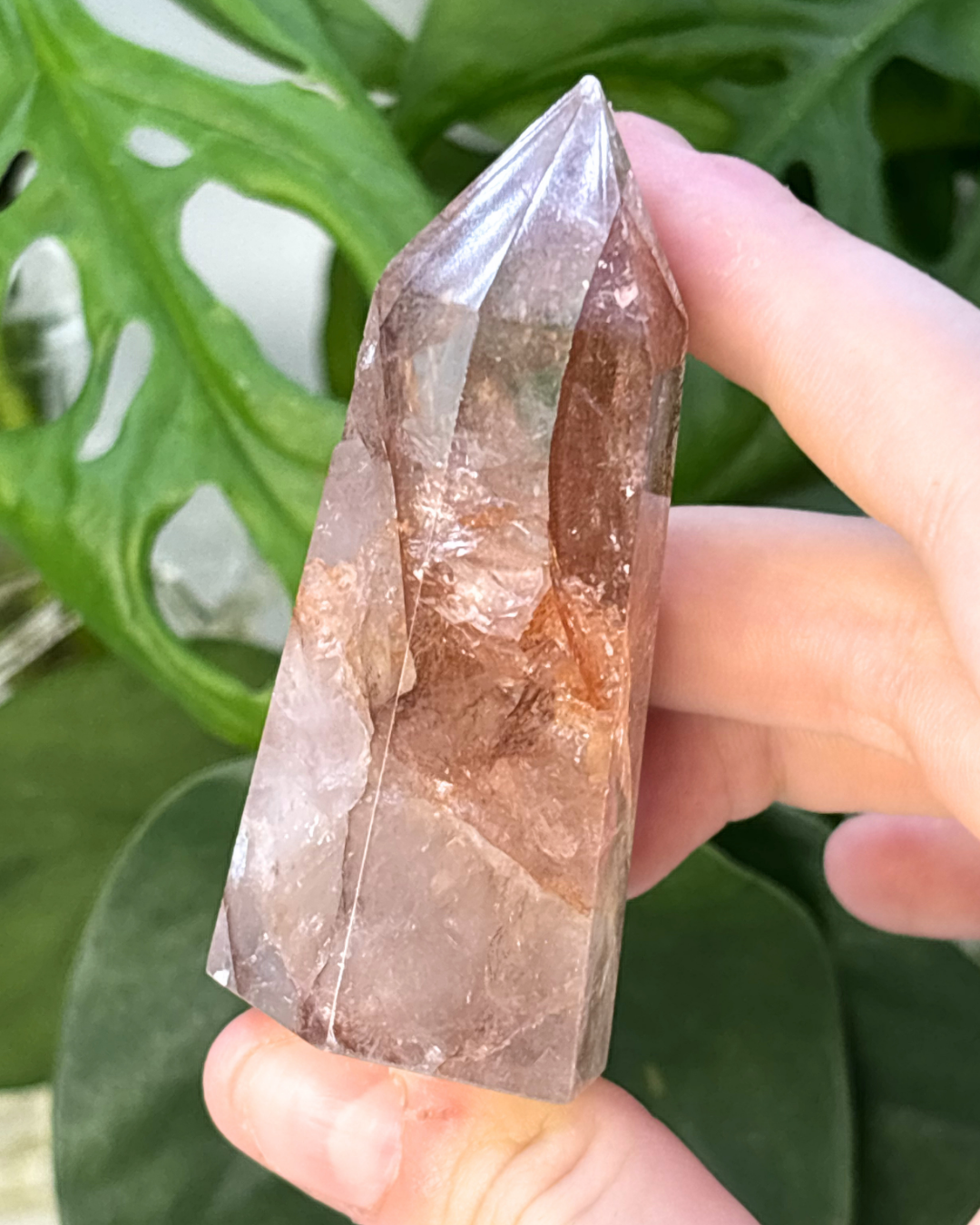 Flashy Fire Quartz Tower